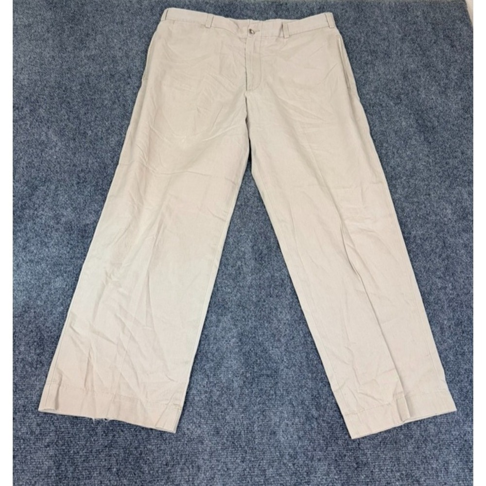 Bills Khakis Pants Mens  Beige Chino Cotton Straight Leg Inseam 29.5 " Size 37